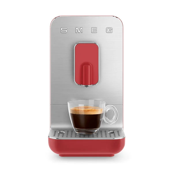 Machine à café avec broyeur 1350 W BCC01RDMEU rouge Smeg
