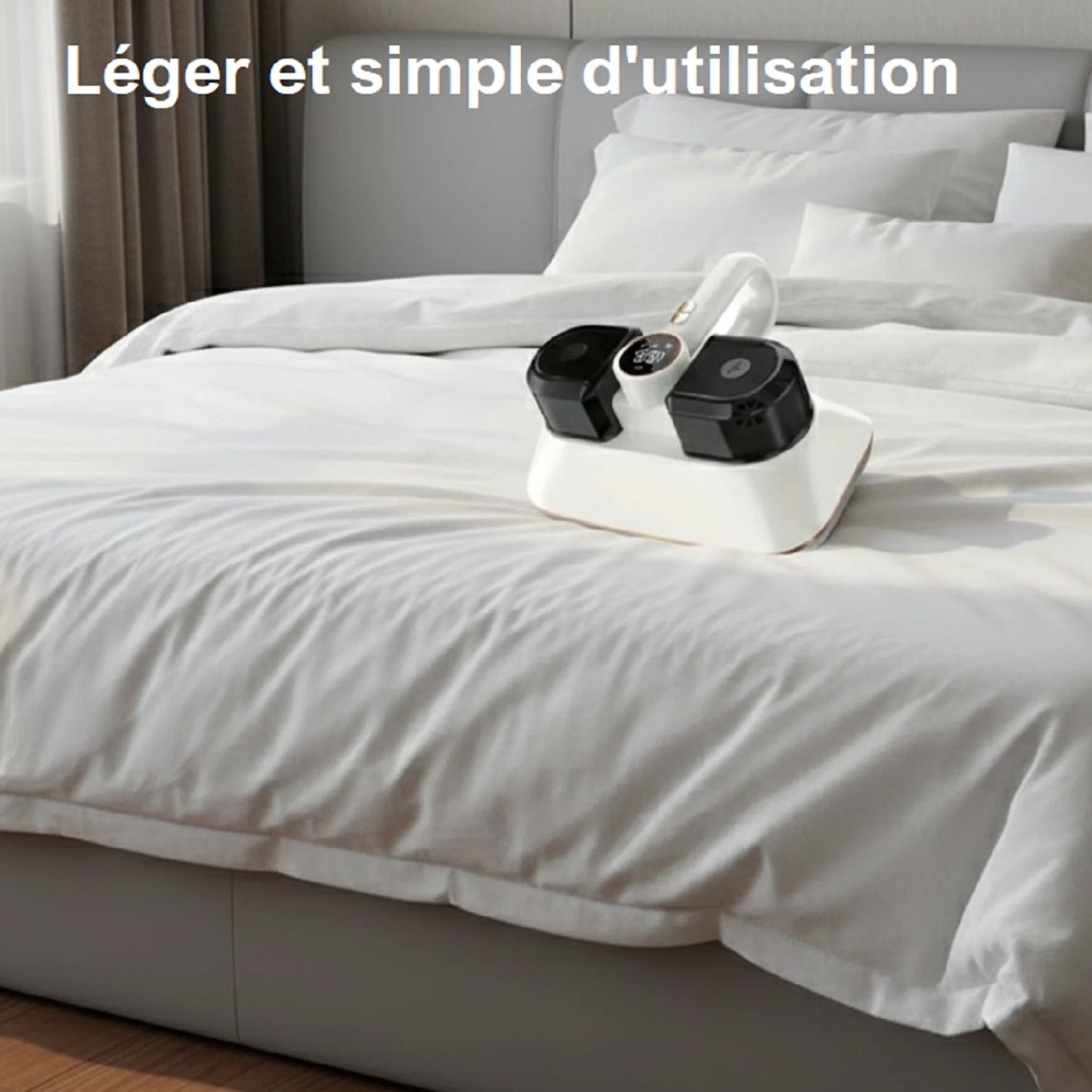 Aspirateur Matelas LG10 - Sans Fil - Aspiration Puissante - Charge USB - Spécial Fête des Mères