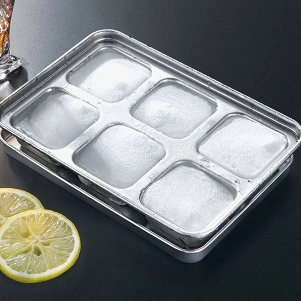 Bac à glaçons inox 6 cavités