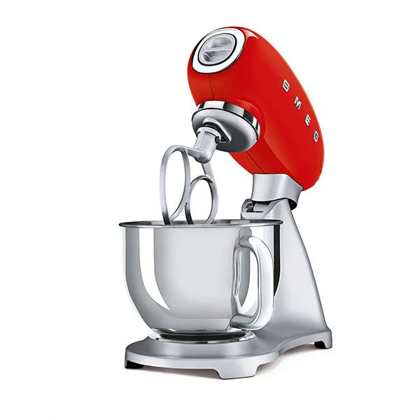 Robot pâtissier rouge 4,8 L 800 W SMF02RDEU Smeg