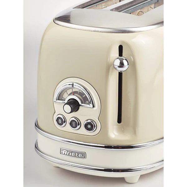 Grille-pain 2 fentes Vintage Beige 810 W 155 Ariete