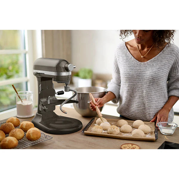 Robot pâtissier multifonction Artisan à bol relevable 5,6 L gris argent 5KSM60SPXECU  Kitchenaid