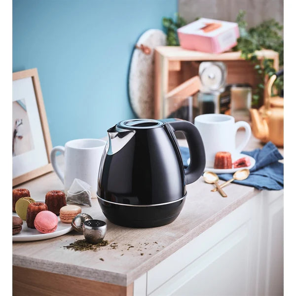Bouilloire inox à température réglable 1,2 L noire Simeo