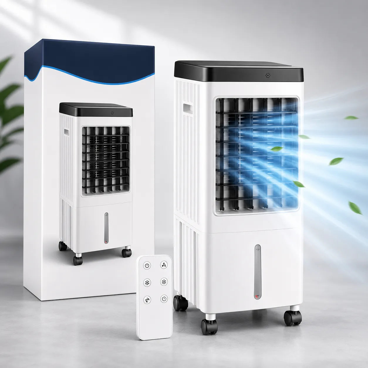 ArcticBreeze | Climatiseur Mobile Sans Évacuation Silencieux 10L