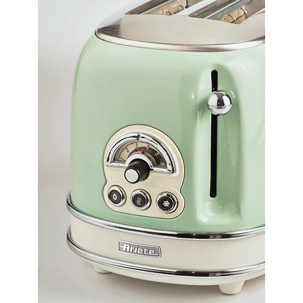 Grille pain 2 fentes Vintage Verde 810 W Ariete 155 Ariete