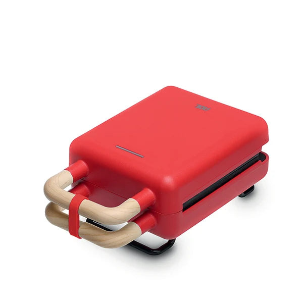 Gaufrier croque-monsieur 600 W KG2006-2 rouge ADE