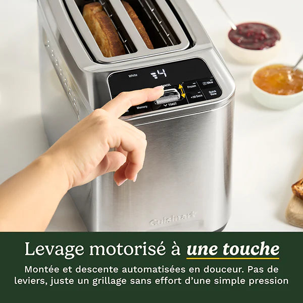 Grille-pain 2 fentes automatique en inox Smart Elite Collection 1000 W CPT525E Cuisinart
