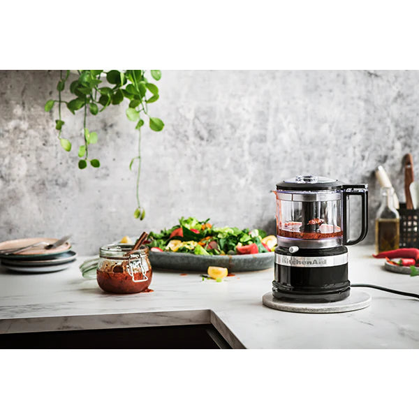Mini robot hachoir noir onyx 240 W 5KFC3516EOB Kitchenaid
