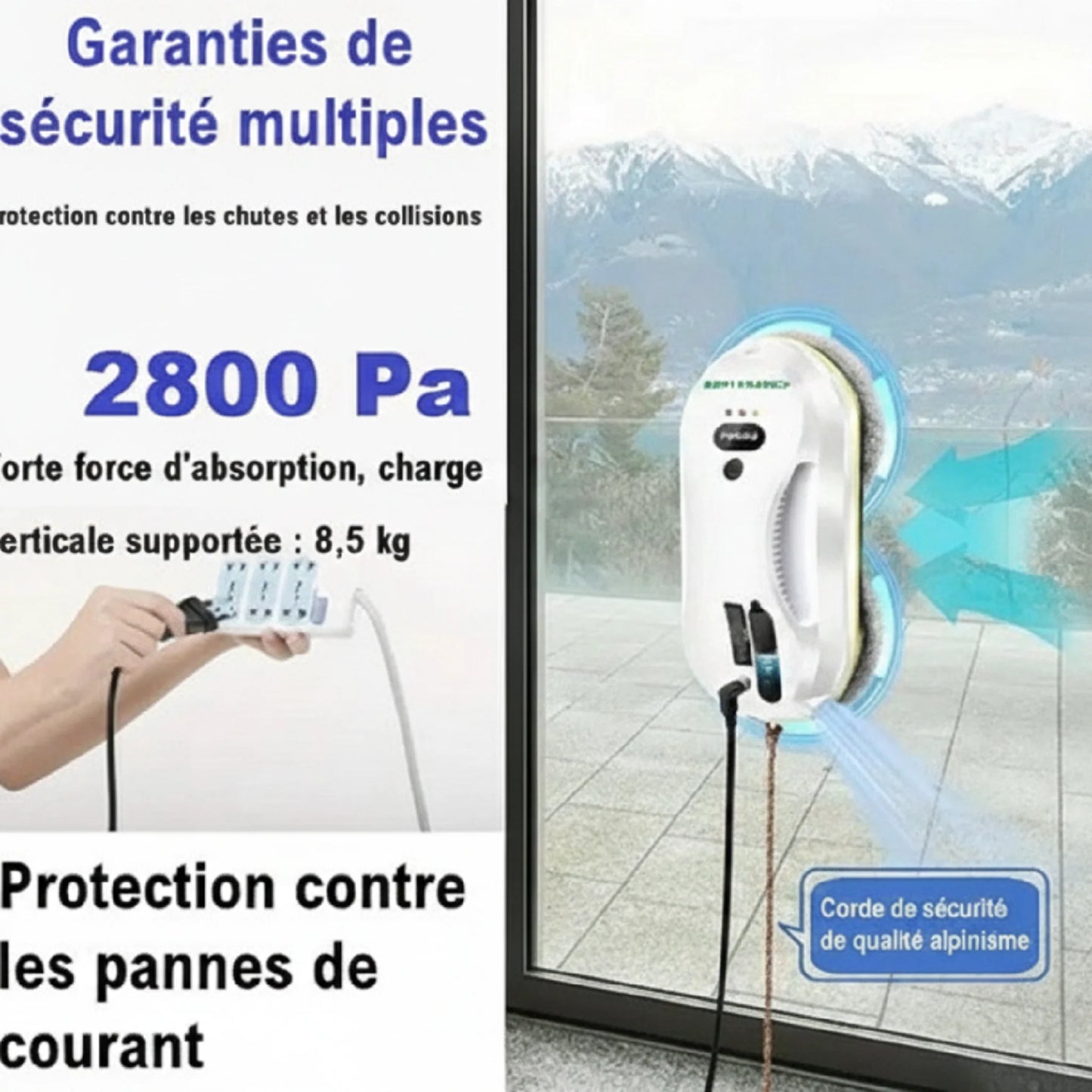 Robot Lave-Vitre -  RAL-08 - Télécommande de Contrôle