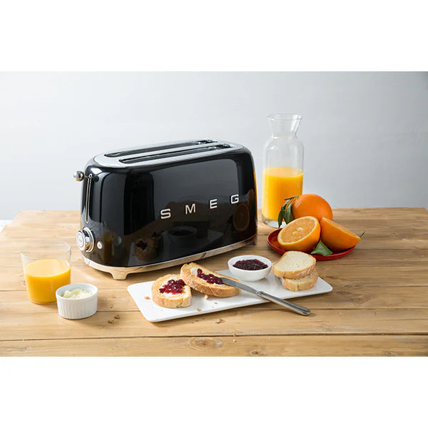 Grille-pain 4 tranches noir 1500 W TSF02BLEU Smeg