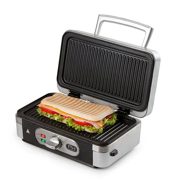 Appareil 3 en 1 grill, gaufrier et croque-monsieur 30 cm 1000 W DO9136C Domo