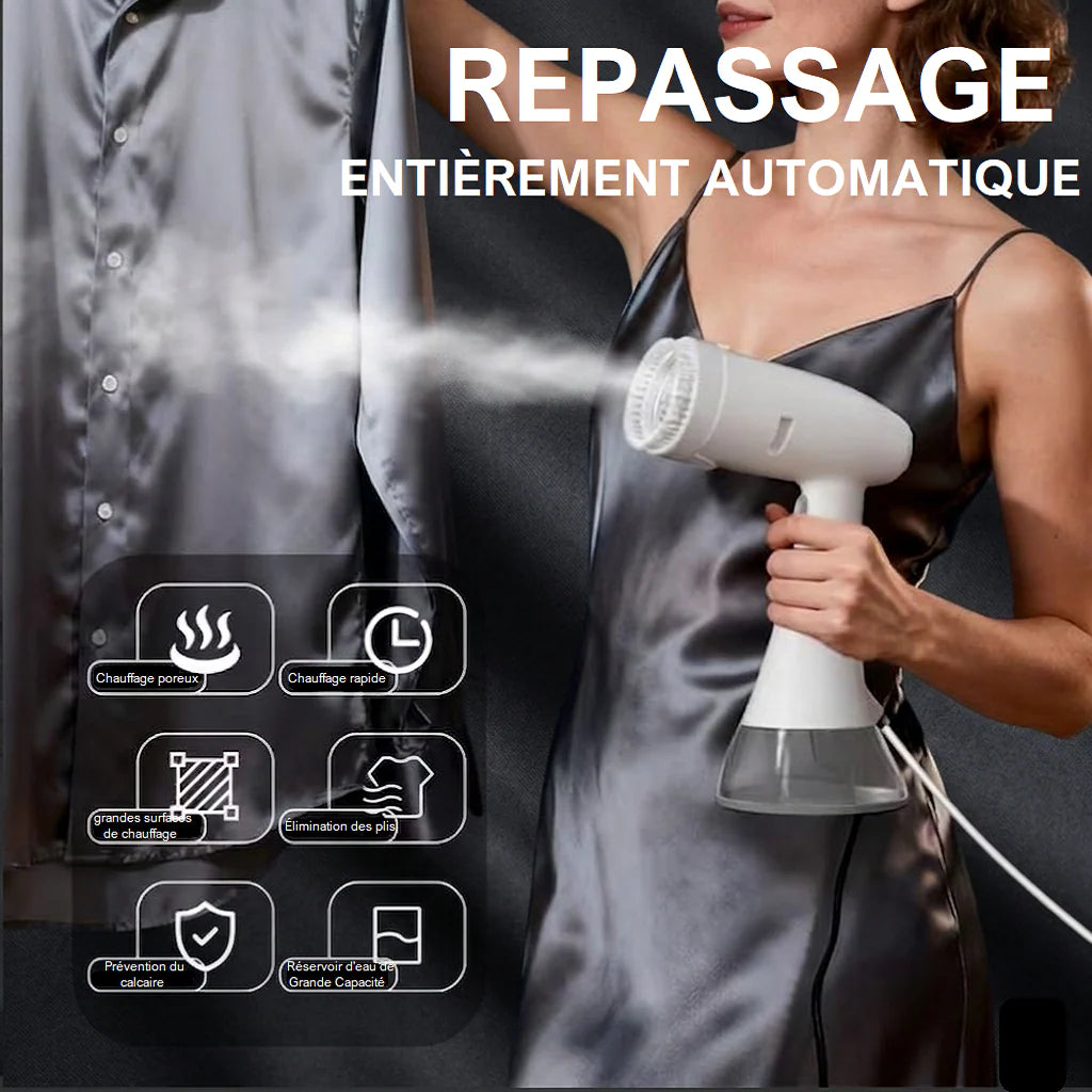 Défroisseur Vapeur Professionnel 1500W – Réservoir 300ml | Sans Repassage