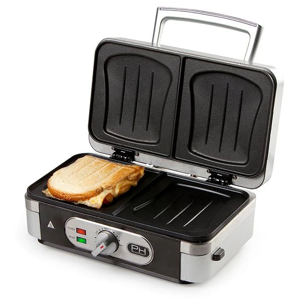 Appareil 3 en 1 grill, gaufrier et croque-monsieur 30 cm 1000 W DO9136C Domo