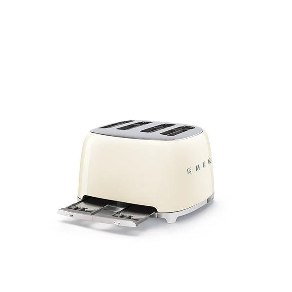 Toaster 4 fentes crème 2000 W TSF03CREU Smeg