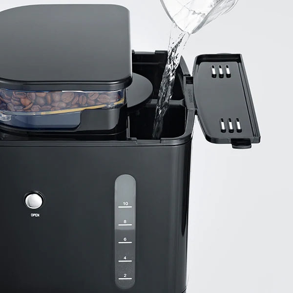 Cafetière filtre à broyeur intégré 10 tasses 1 000 W KA4813  Severin