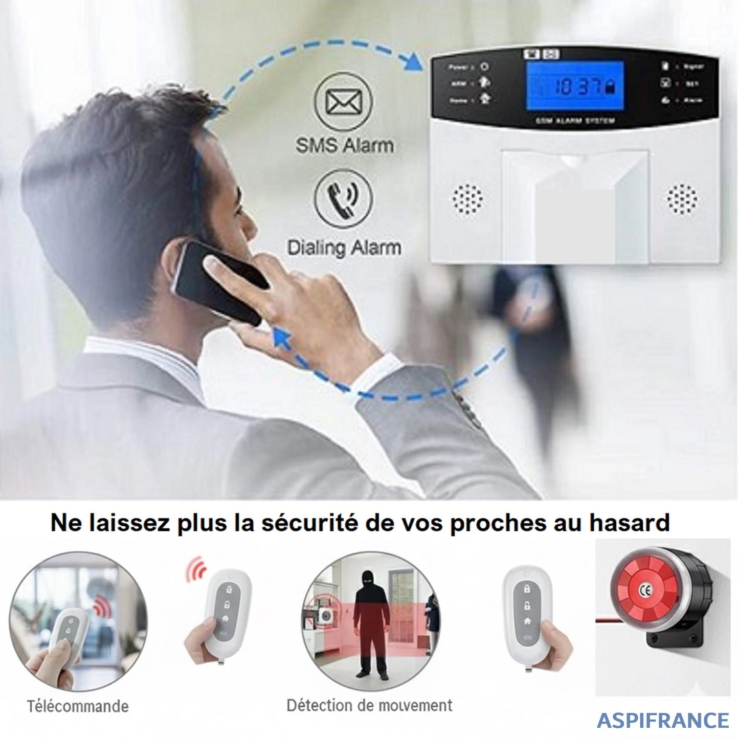 Alarme Intérieure Connectée — Sécurité Intelligente pour la Maison