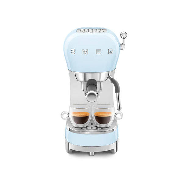 Machine à café expresso 1 L 1350 W ECF02PBEU bleu azur Smeg