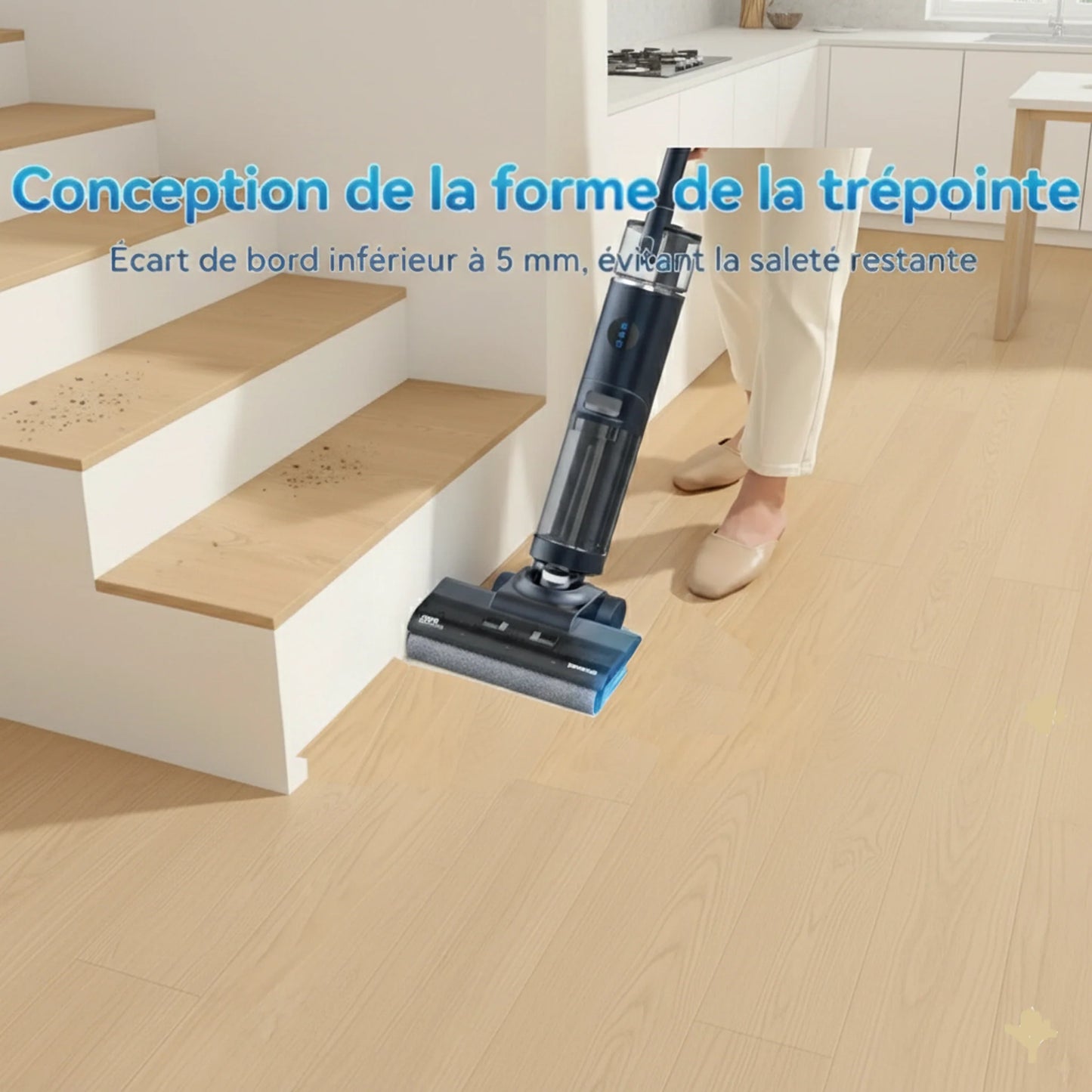 Aspirateur Laveur PRO 3 en 1 - Auto-Nettoyage 70° - Séchage Air Chaud