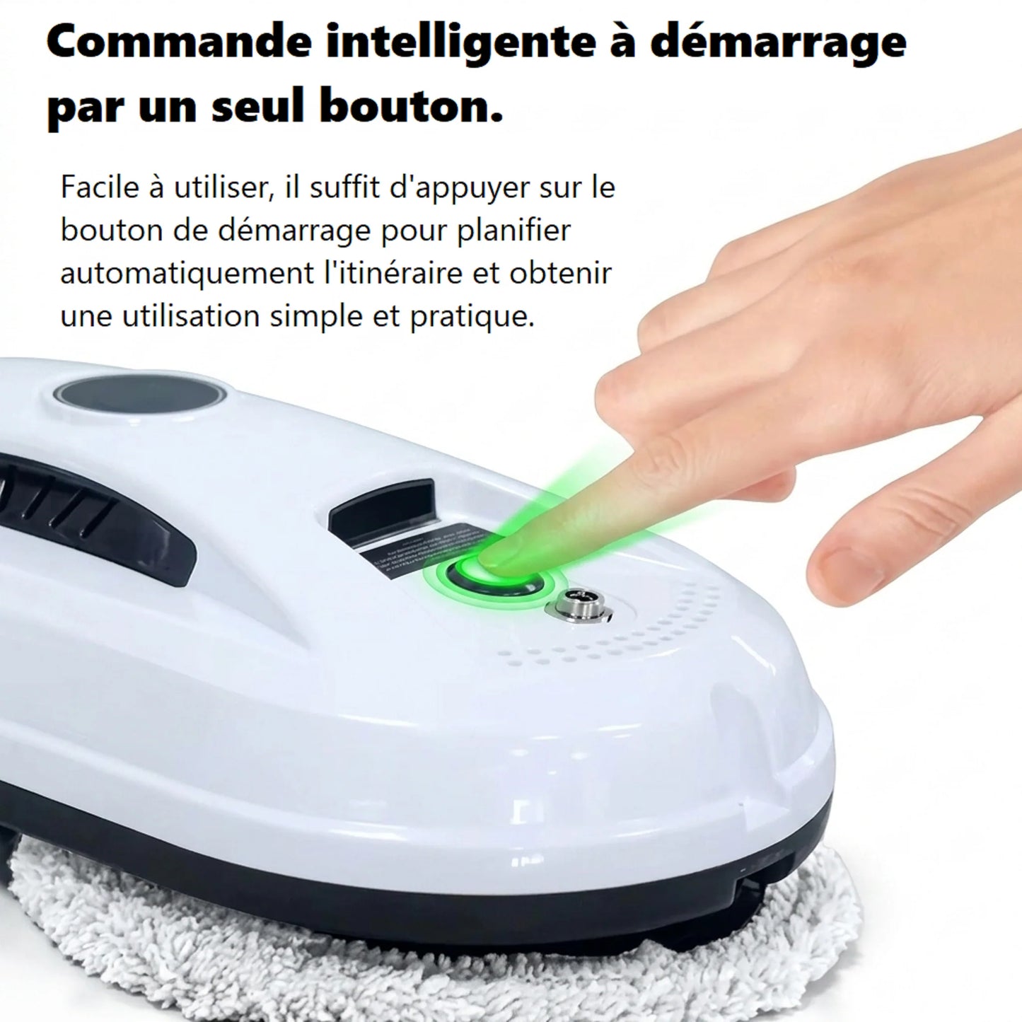 Robot Lave-Vitre RAL-05 - Aspiration 5600Pa & 3 Modes de Nettoyage
