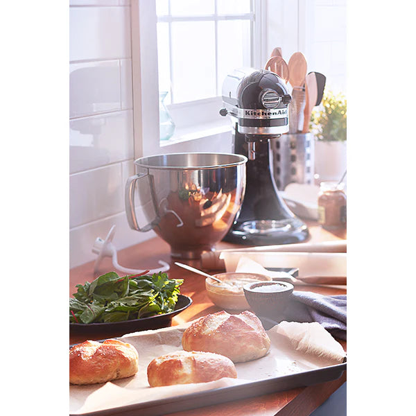 Robot pâtissier Artisan tête inclinable 4,8 L 300 W gris étain 5KSM175PSEMS + accessoires Kitchenaid