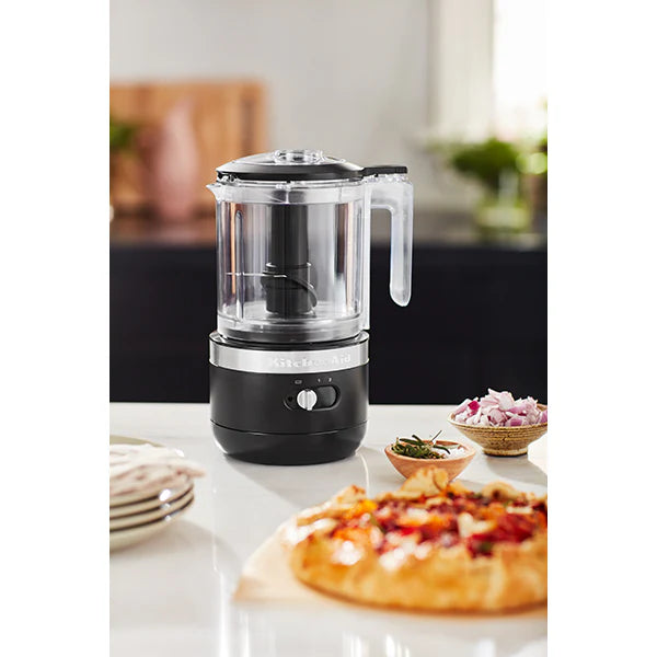 Hachoir électrique sans fil 2 vitesses 1,18 L noir réglisse 5KFCB519EBM Kitchenaid