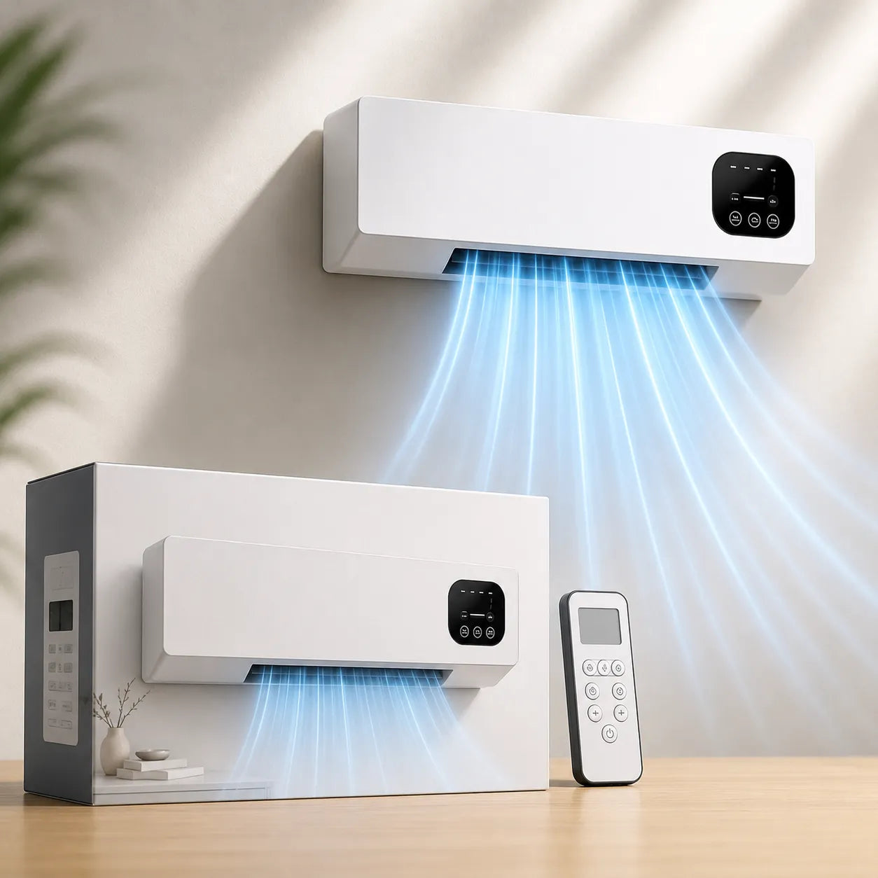 WallBreeze | Climatiseur Mobile Sans Évacuation Silencieux Mural 2000W
