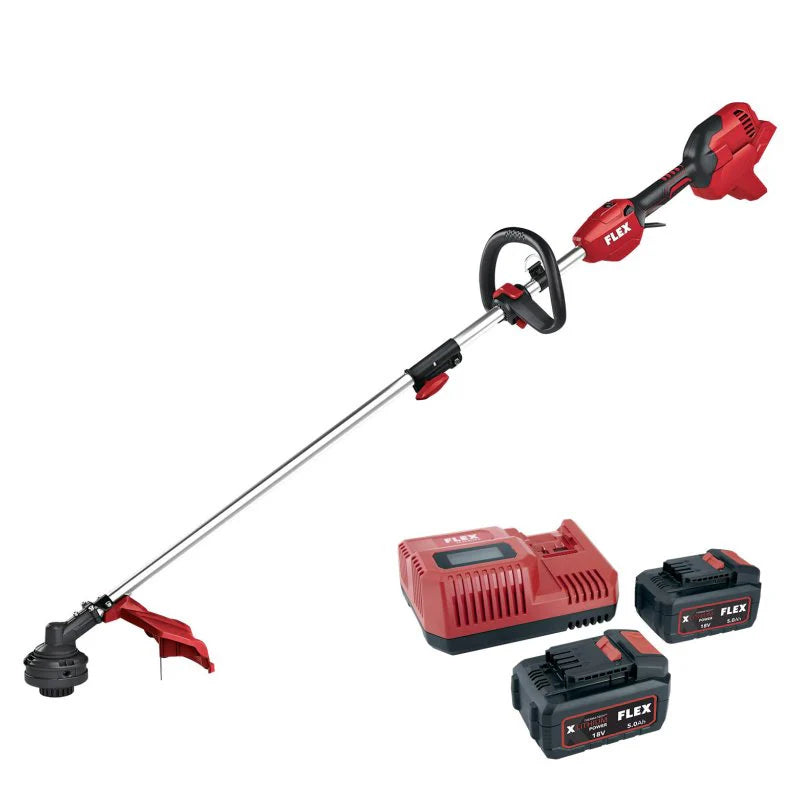 Coupe-bordures FLEX GLT 35 18-EC 18V avec 2x5Ah + chargeur rapide