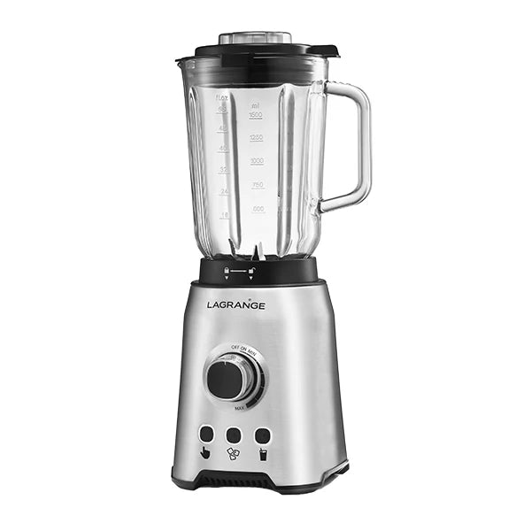 Blender inox avec bol en verre 2L 1200 W  Lagrange