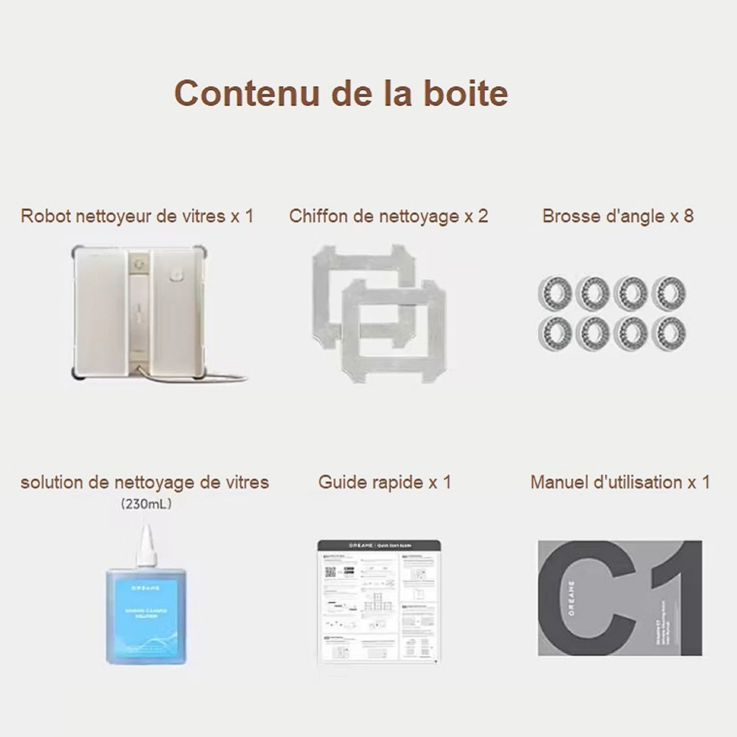 Robot Lave-Vitre DRE600 Pro - Design Carré & Technologie Clean Corner