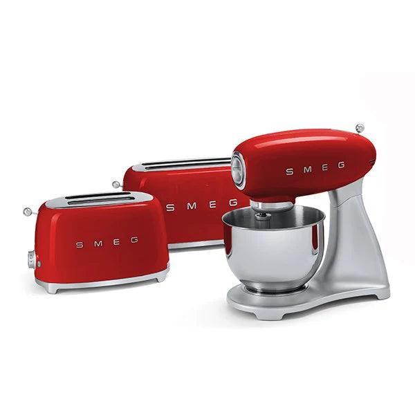 Grille-pain 4 tranches rouge 1500 W TSF02RDEU Smeg