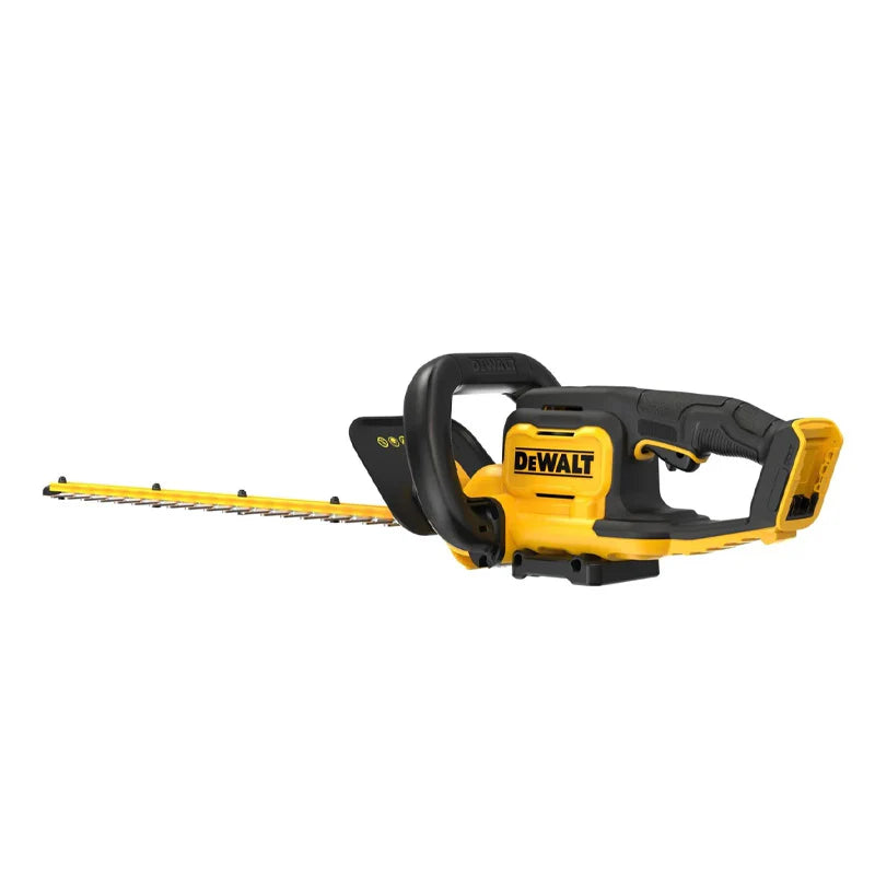 Taille-haies XR 18V 5Ah Li-Ion Brushless DEWALT 55 cm, entredents 19 mm + 1 batterie 5Ah + 1 chargeur + support mural - DCMHT562P1-QW