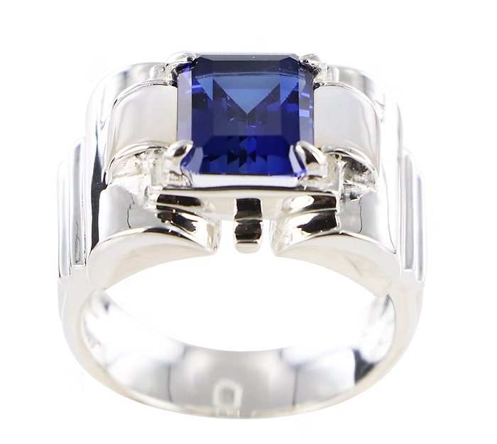 Bague Deborah Saphir (imitation)
