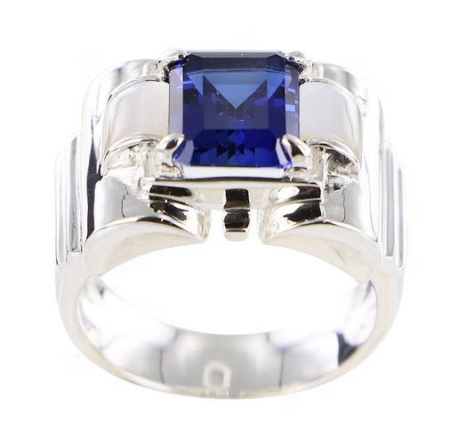 Bague Deborah Saphir (imitation)