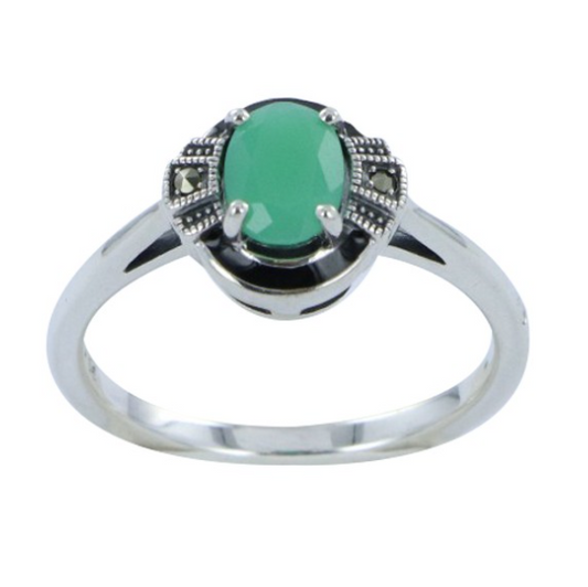 Bague Carlotta Chrysoprase