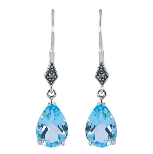 Boucles d'oreille Colette Topaze