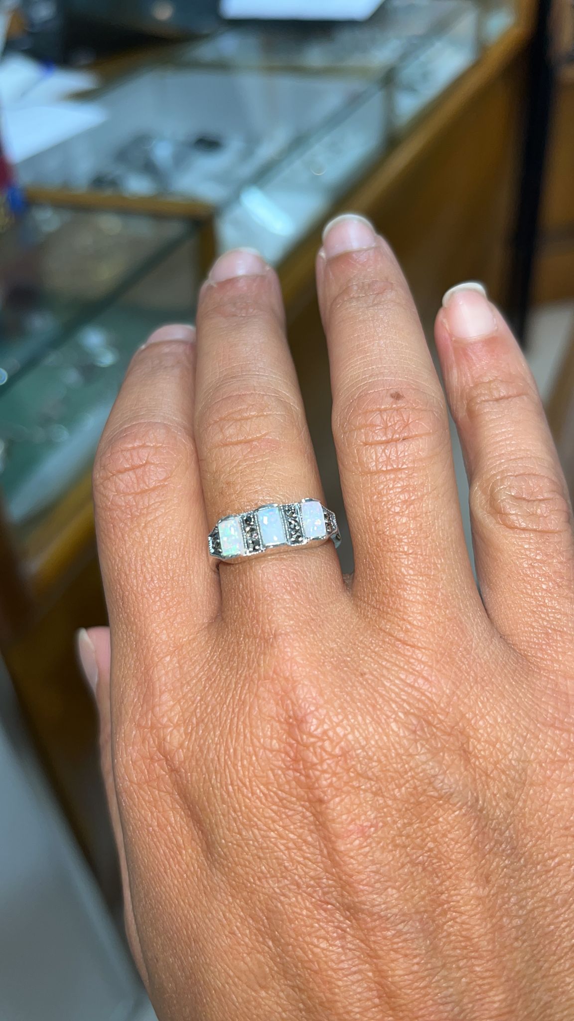 Bague Antonina Opale