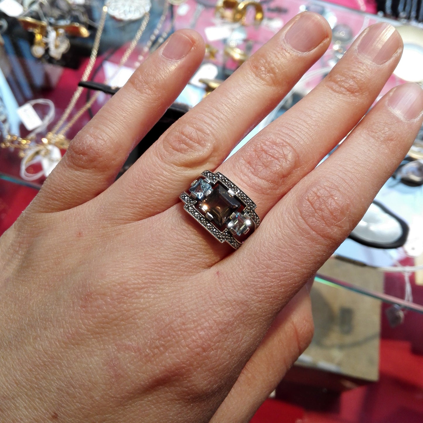 Bague Lara Quartz Fumé