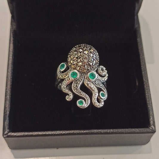 Bague Pieuvre Art-Déco