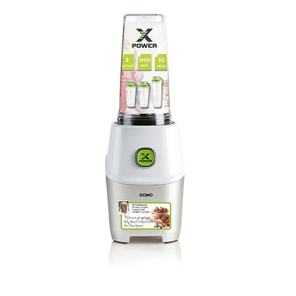 Blender Xpower et 3 bouteilles 1000 W DO700BL Domo