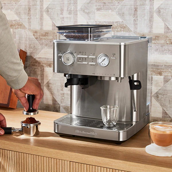 Machine à café semi-automatique avec broyeur 5KES6551SX Kitchenaid