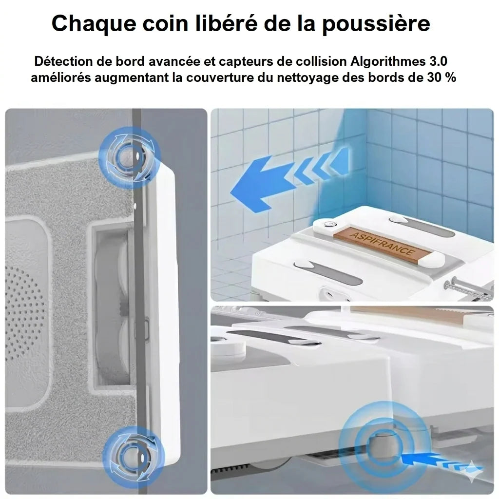 Robot Lave-vitre AMG-10 – Nettoyage Automatique Sans Trace - 22cm - Spécial Fête des Mères