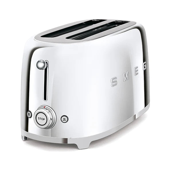 Grille pain 4 tranches 1500 W TSF02SSEU chromé Smeg