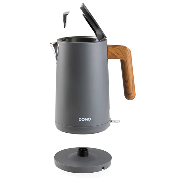 Bouilloire grise mat 1,7 L 2200 W Domo