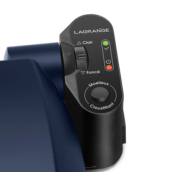 Gaufrier électrique 3 plaques Premium Gaufres® bleu abysse 1200 W Lagrange