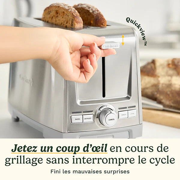 Grille-pain 2 fentes en inox Core Collection CPT1600E Cuisinart