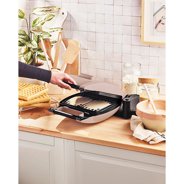 Gaufrier électrique 2 plaques Premium Gaufres® gris minéral 1200 W Lagrange