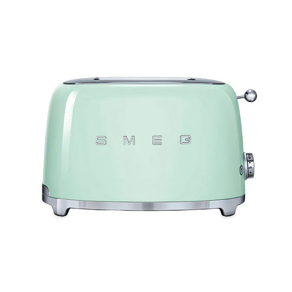 Toaster 2 tranches vert d'eau 950 W TSF01PGEU Smeg