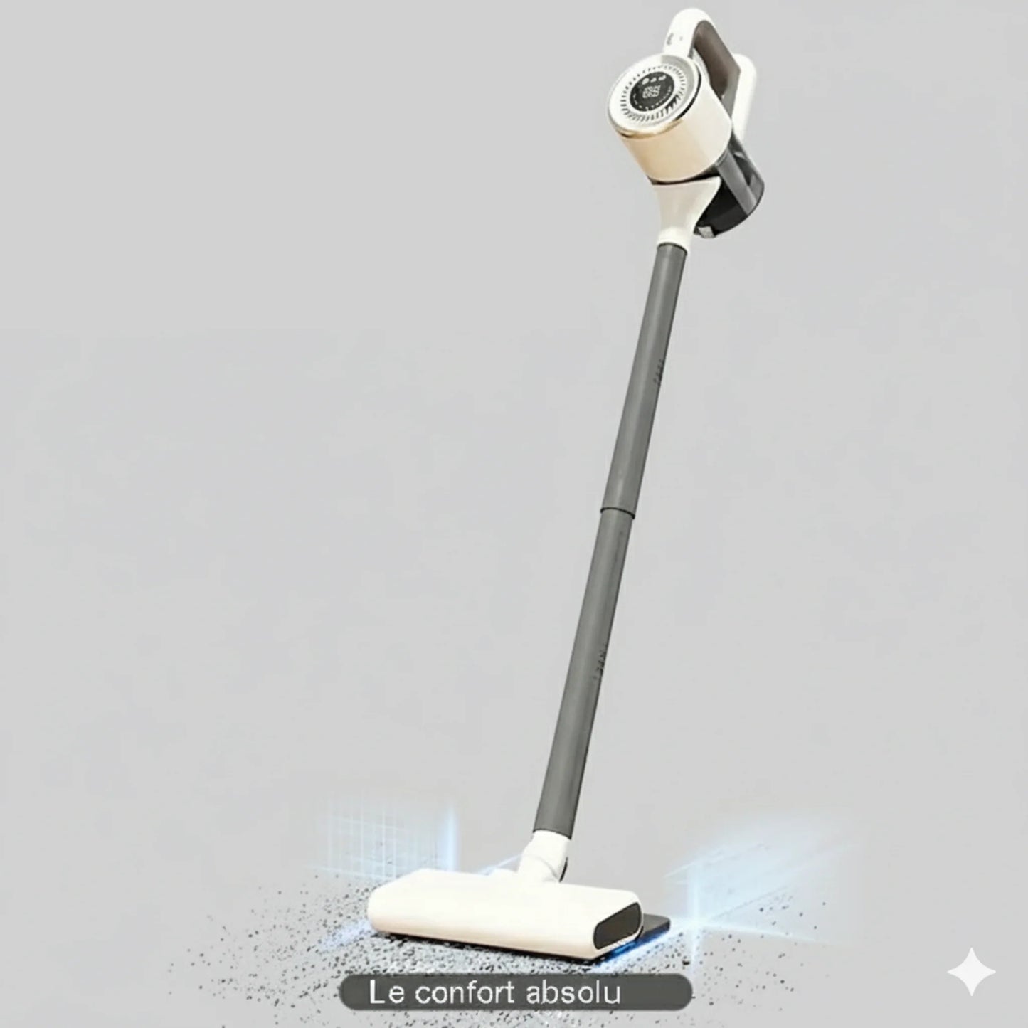 Aspirateur Balai 4 en 1 JKU - Sans Fil - Brosse LED - 1,3L Spécial Fête des Mères