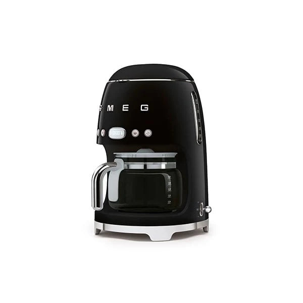 Machine à café filtre noir 10 tasses 1050 W DCF02BLEU Smeg