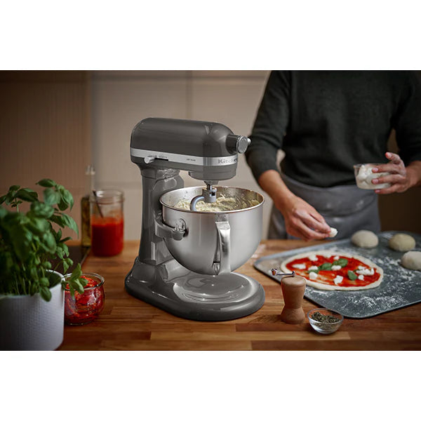 Robot pâtissier multifonction Artisan à bol relevable 5,6 L gris argent 5KSM60SPXECU  Kitchenaid